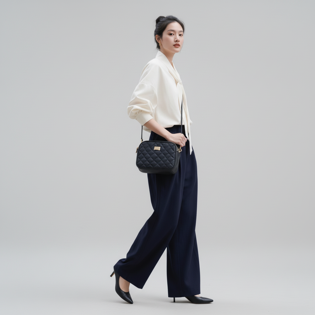 Dana Quilted Crossbody Bag