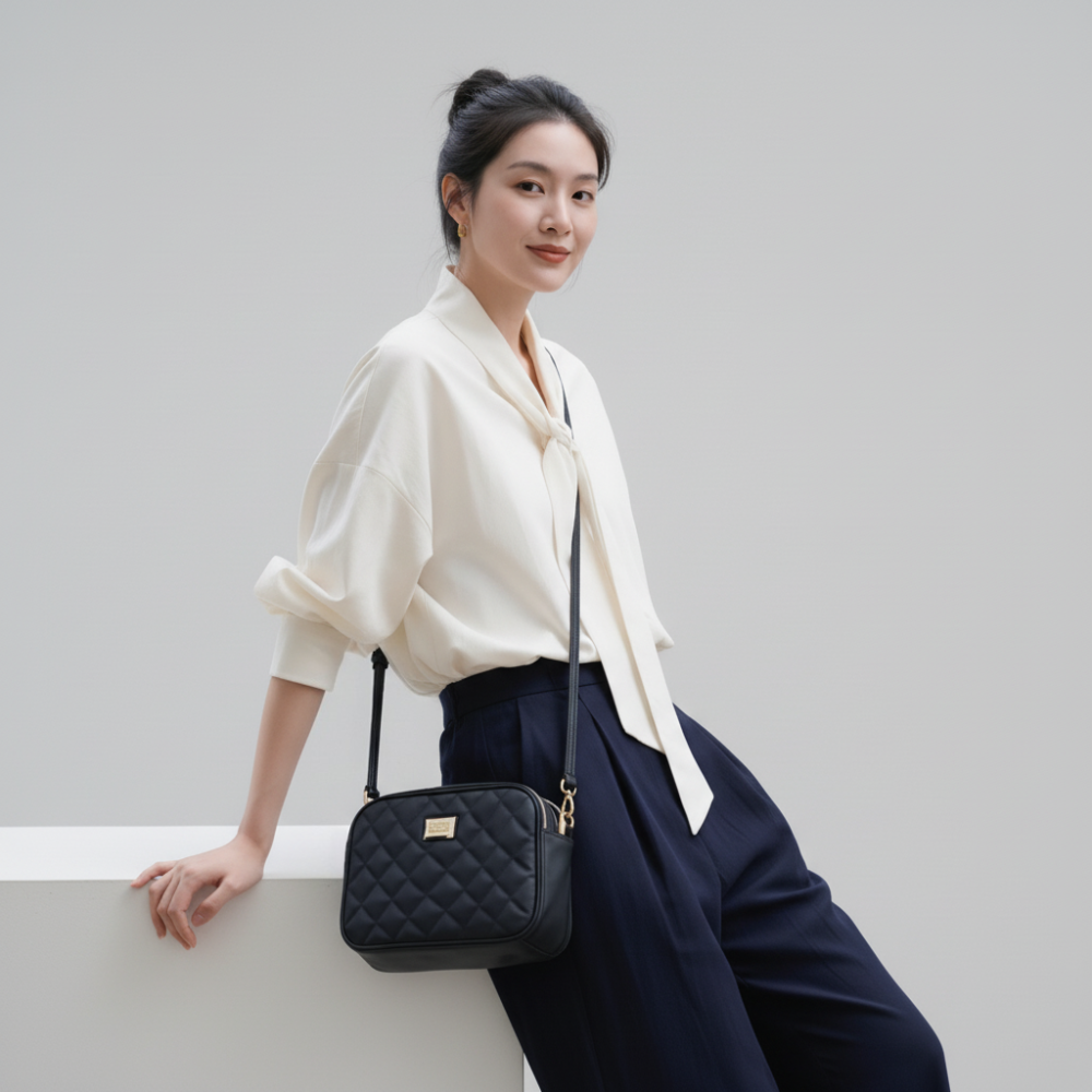Dana Quilted Crossbody Bag