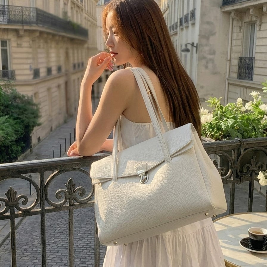 Elena Buckled Shoulder Bag