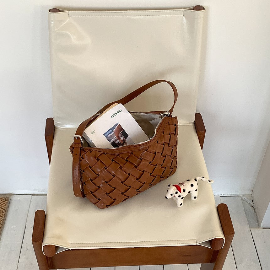 Bianca Woven Shoulder Bag