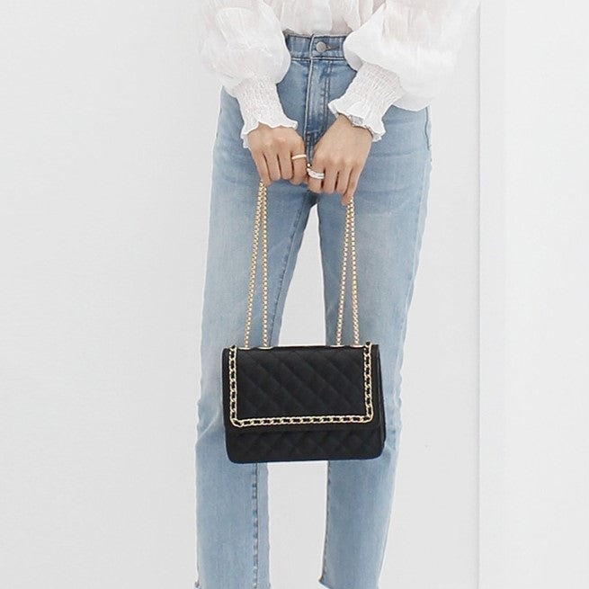 Camille Quilted Chain Bag