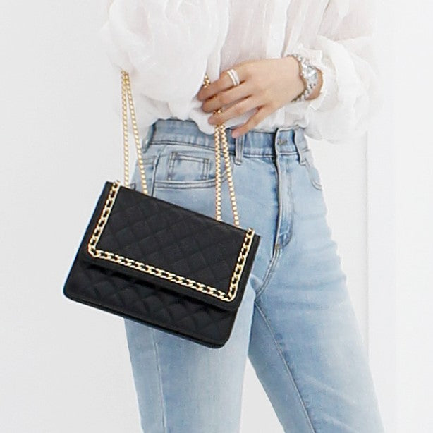 Camille Quilted Chain Bag