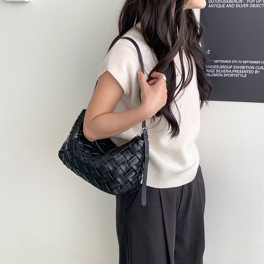 Bianca Woven Shoulder Bag
