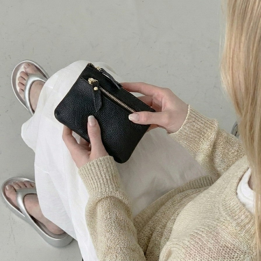 Mila Leather Card Holder Wallet