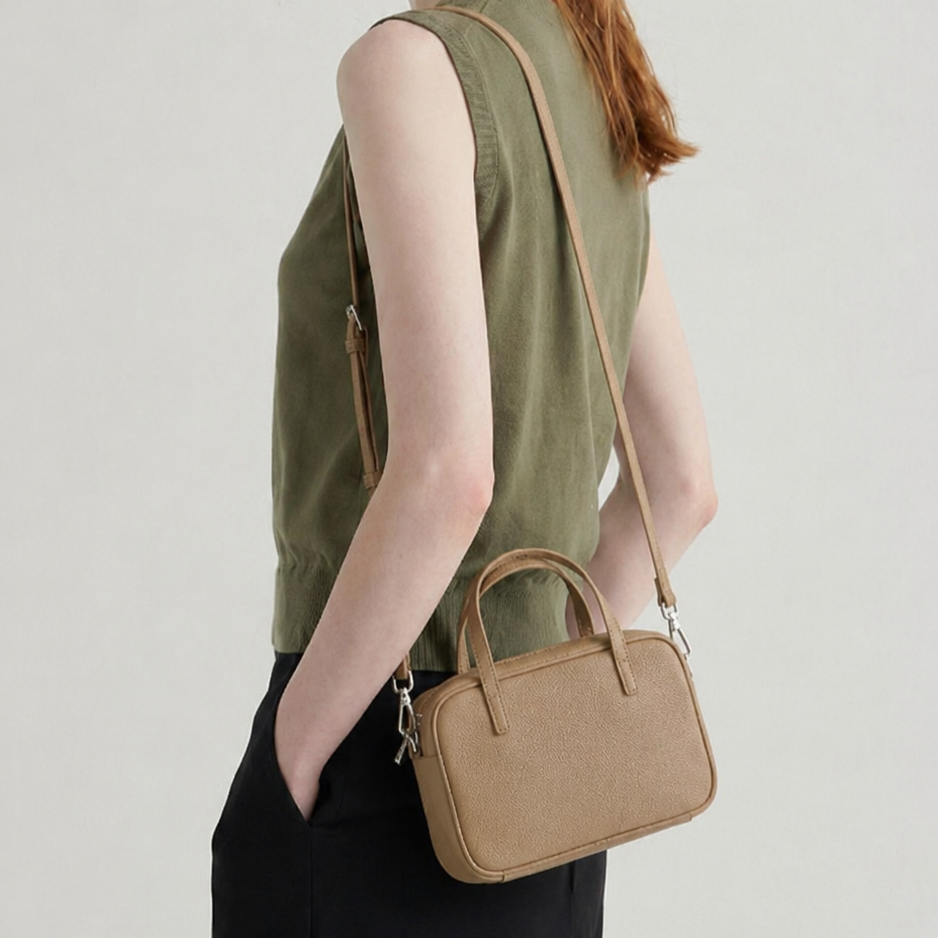 Emery Leather Mini Crossbody Bag