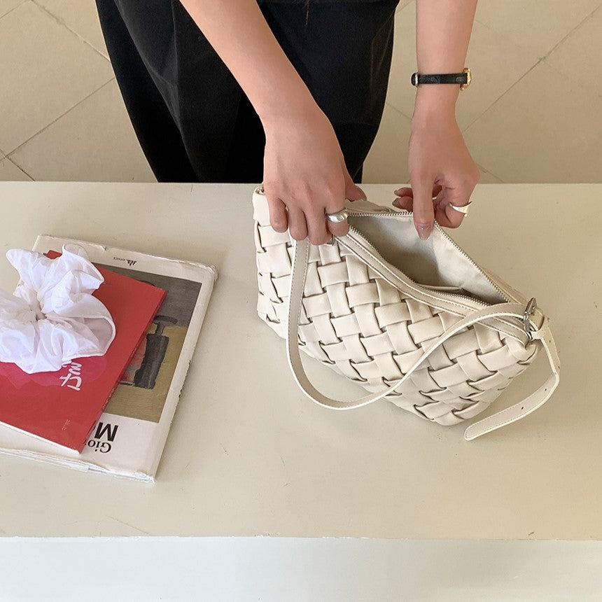 Bianca Woven Shoulder Bag