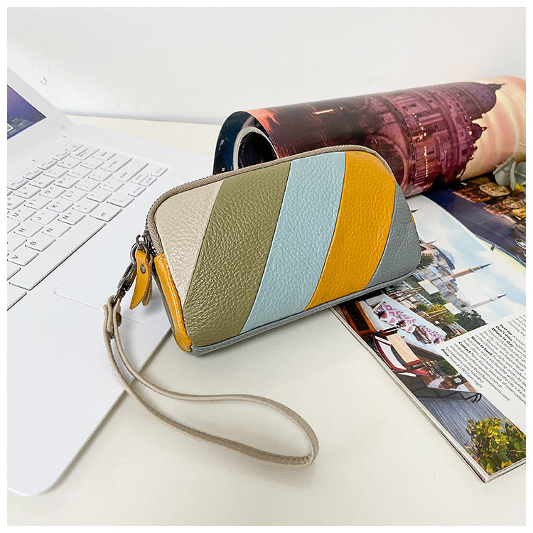 Siena Colorblock Leather Crossbody Bag