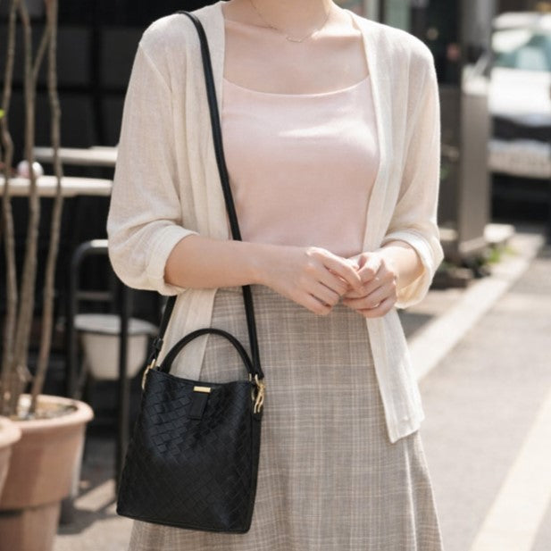 Sophia Woven Crossbody Bag