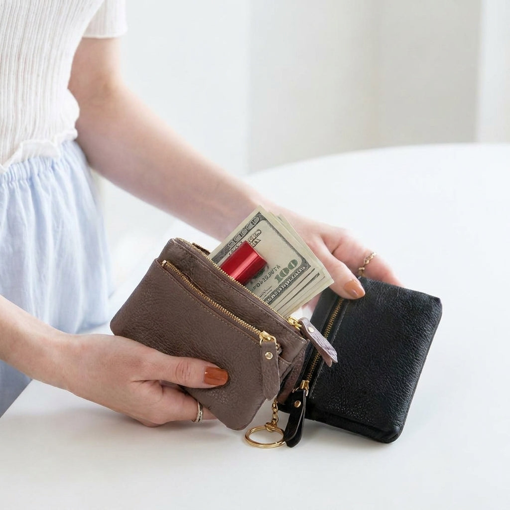Mila Leather Card Holder Wallet