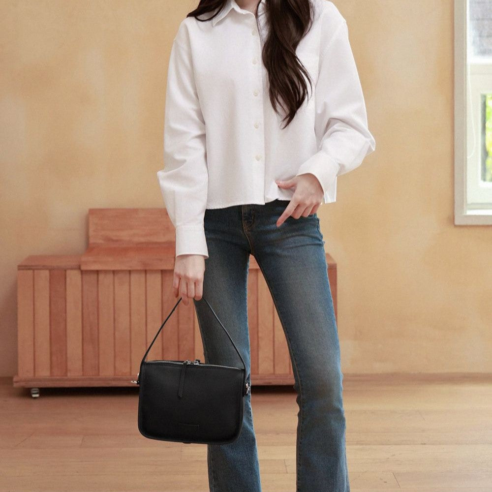Florence Leather Shoulder Bag