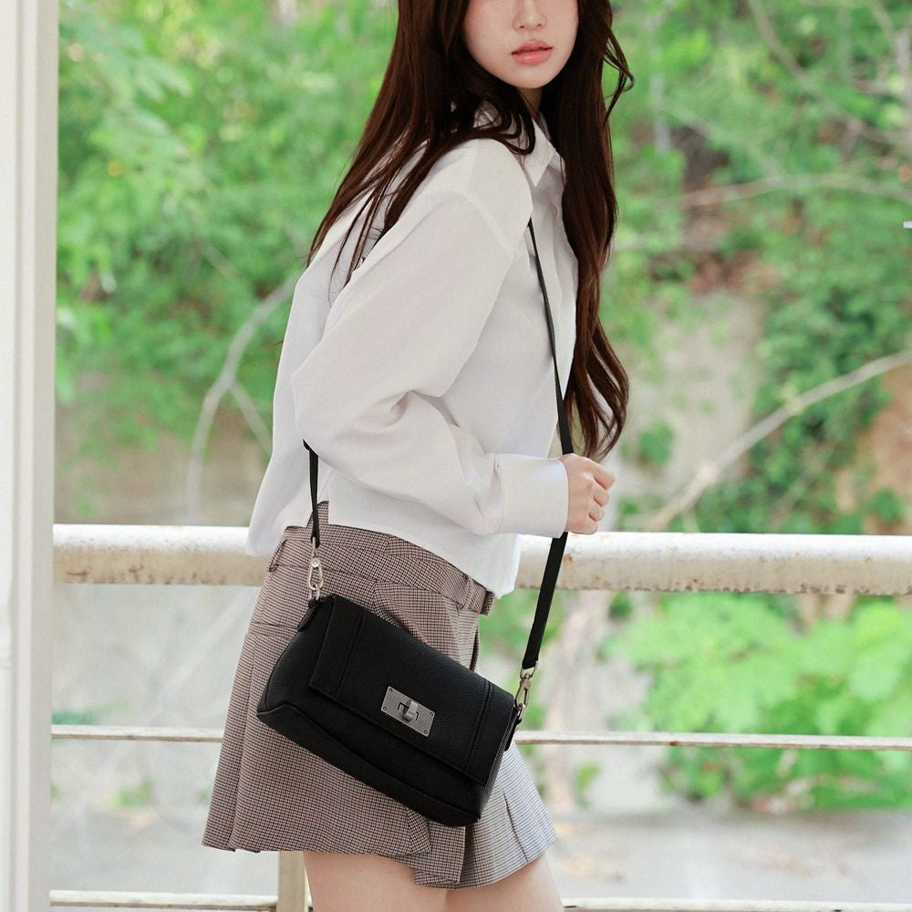 Clara Leather Crossbody Bag