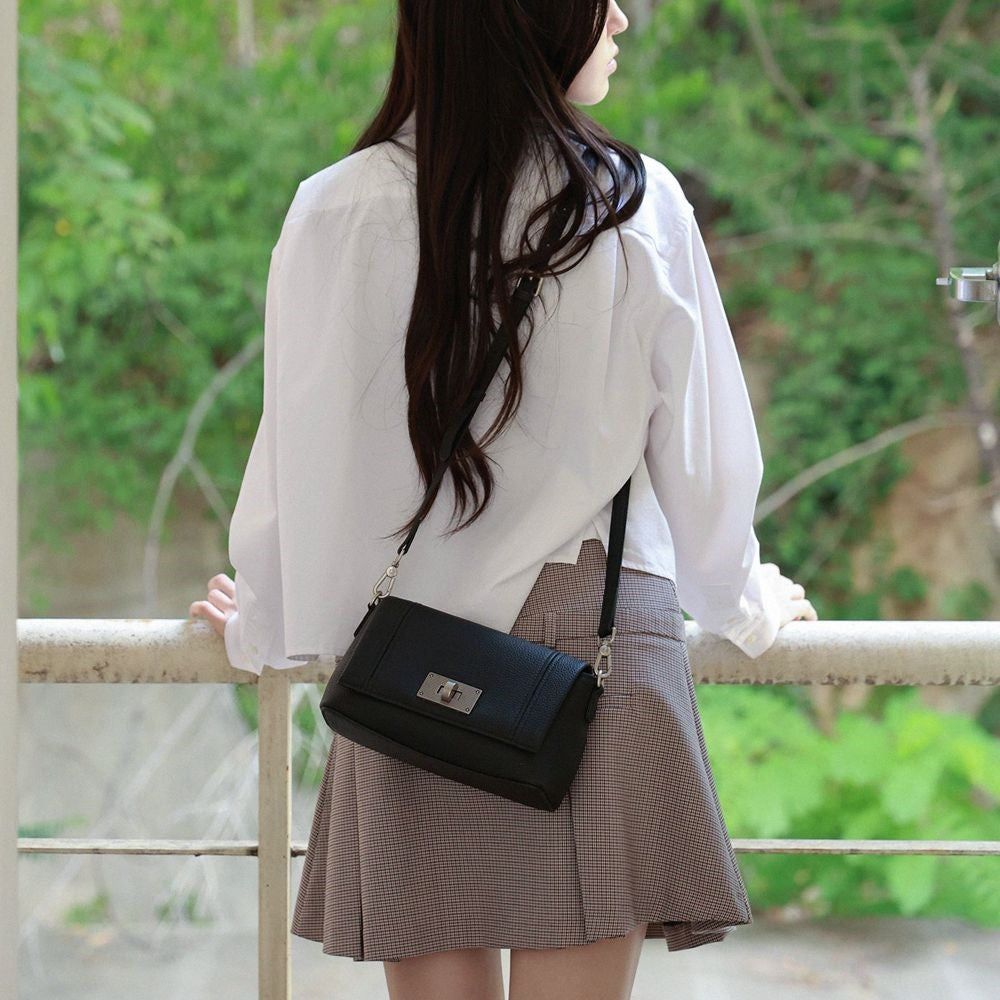 Clara Leather Crossbody Bag