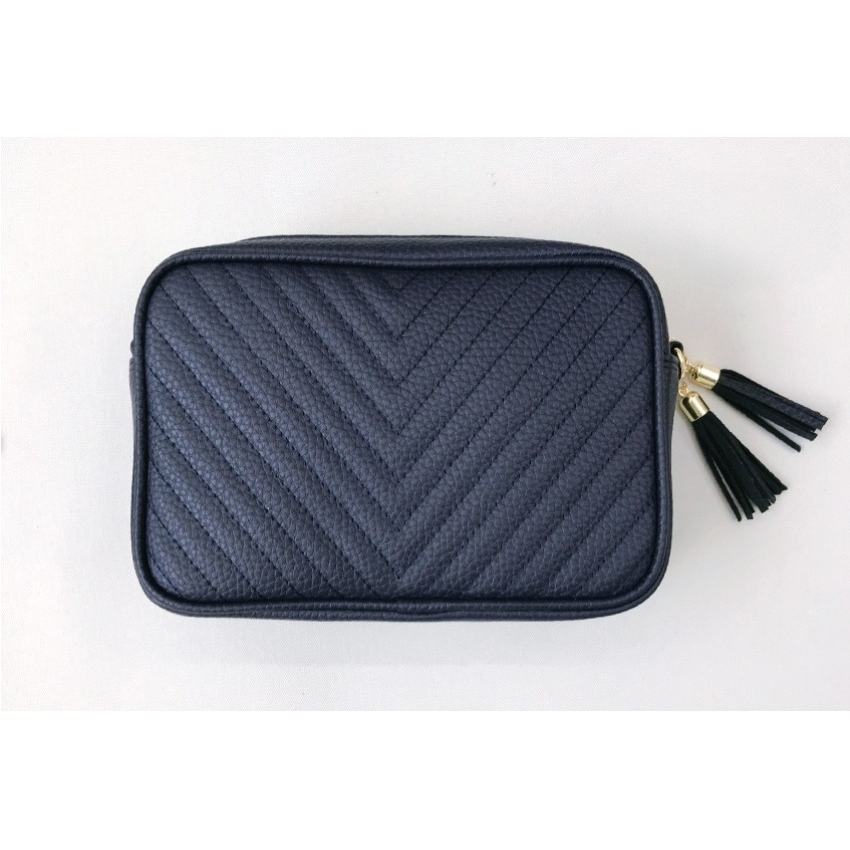 Lian Quilted Tassel Crossbody Bag