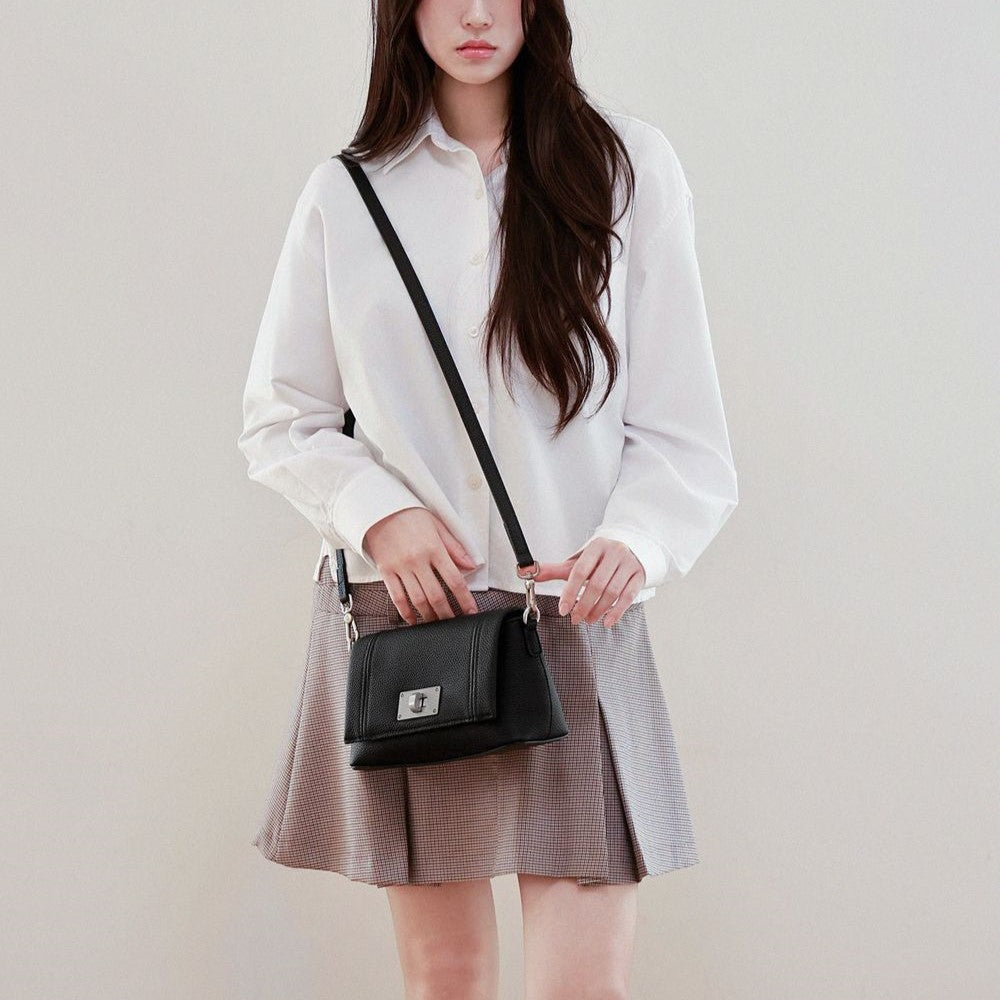 Clara Leather Crossbody Bag