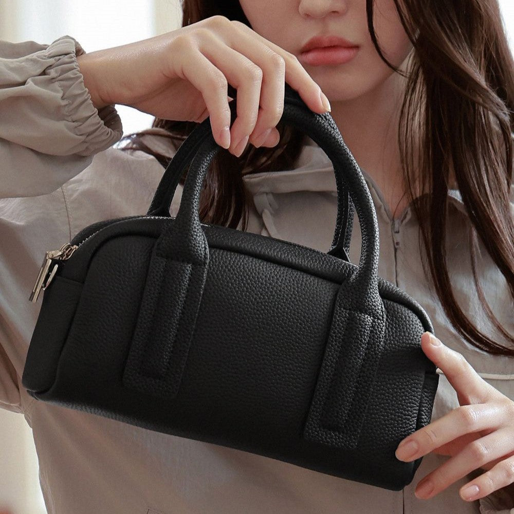 Noa Leather Mini Bowler Bag