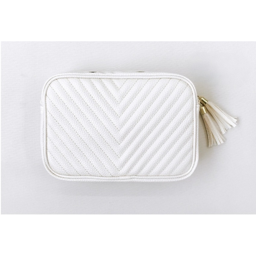 Lian Quilted Tassel Crossbody Bag