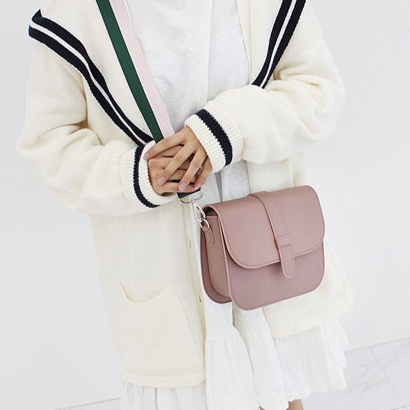 Rielle Wide Strap Crossbody Bag